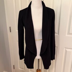 White House Black Market Women's Black Cardigan